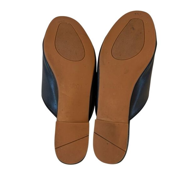 ARQA Black Leather Horsebit Mule Slip-On Loafers in Size 11.5 - Picture 6 of 7